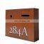 Custom Outdoor Cortne Steel Parcel Mail Box Arcel Drop Box For Mail And Parcel