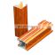 Powder coating 6063 hest transfer aluminum profile wood color profile for decoration