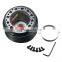 Black Steering Wheel Quick Release Short Hub Adapter For RENAULT CLIO MK2 1998 - 2005