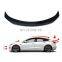 Carbon Fiber Style Abs Plastic Material Car Rear Wing Rear Spoiler For Tesla Model Y