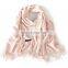 190*70cm New men and women warm tassel red solid color 250g scarf fashion wild cashmere air conditioning shawl