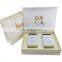 Luxury supporting paper bag customizable size color logo tea magnetic shipping gift boxes with sponge eva