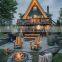 A Frame Fast Construction Cheap light steel prefab house for sale