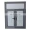 High quality aluminium casement window black color for home design
