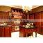 Custom high quality stainless steel design modern apartment accessories natural wood accent kitchen cabinet