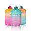 2021 Wholesale Manufacturing Direct Selling One Gallon Tritan Motivational Water Bottle