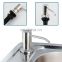 OEM Accept  modern black soap Kitchen sanitizer gel pump dispenser chrome For Shampoo