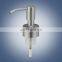 Longan Factory Made Dispenser Silver Soap Foam Pump Bottle Set Stainless Steel Lotion Bottle Foam Pump For Gel