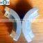OEM aluminum fillet joint die casting hardware round corners for doors and windows profile