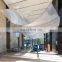 Contemporary Hotel Lobby Luxury Stainless Steel Wrought Iron White Pendant Light