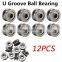 4*13*7  U-groove guide pulley bearing with U groove 604U U624ZZ