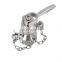 Hygienic stainless steel clamped sample valve for brewery