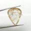 Amazing Loose Rutile Cabochon Pear Gemstone / Yellow Rutile Cabs Stone / Smooth Rutile