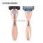 Private Label Metal Eco Friendly Mens Shaving Razor 6 Blade face