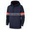 Gym Fitted Longline custom Hoodies Mens Curved Hem Long Tops Muscle Bodybuilding Gym Hoodie Cotton Spandex Plain Fitness Hoodie