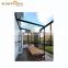 JYD Patio Enclosure Aluminium Sunrooms Gazebo Glass Garden House Greenhouse Flat Roof Inclined Sun Room