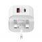 High Quality UK Standard PD 20W charger dual port Type-c+QC3.0  Usb Wall Charger usb c 18pd wall charger for iPhon 12