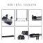 Stainless steel clothes rack double pole telescopic clothes rack on both sides floor clothes rack