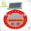 Direct manufacture 600 * 600mm solar traffic warning sign board