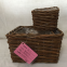 HOT  Handmade Square Willow Wicker Storage Basket