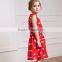 Summer Kids Chiffon Apple Pattern Dresses,Baby Girls Princess Dress