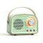 Fashion Design TF AUX FM Radio Retro speakers Bluetooth Portable Wireless Mini Speaker