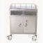 Stainless Steel Medical Trolley Delivery Hospital Operation Trolley