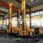 200m Depth, HFW200L Crawler Water Well Drilling Rig Working With Air Compressor