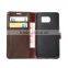 Luxury Wallet Credit Card Book Style Flip Stand Leather Case Back Cover For Samsung Galaxy S6 / S6 edge flip leather case