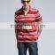 Summer new men's clothing collar men stripes men's short sleeve polo T-shirt fatty big yards