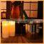 moving flame wick real wax led candle with timer