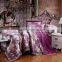 European Cotton Satin Jacquard Tencel four piece supplies hotel wedding bedding set