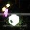 LED cube with bluetooth speaker stereo and remote control YXF-4343B1