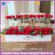 2016 Hot sale rigid paper flower boxes, square flower boxes China wholesale