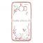 Secret Garden Soft TPU Cover Case with Simple Flowers Pattern for Samsung S7