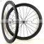 700C Wheels 50mm with Straight Pull Wheelset Toray T700 Carbon Fiber 25mm Width Carbon Fiber Clincher wheel