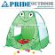 Cartoon Frogs Beautiful Kids Animal Playing Child Indoor Outdoor Fun Game-House Play Tent