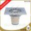 SSFY207B Bathroom and toilet square stainless steel concrete floor drains