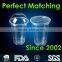 Customized Cheap 16oz PP Clear Disposable Plastic Juice Cup With Lid