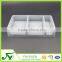 China produce white divided plastic food container