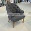 antique High density Foam oak arm chair