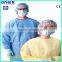 Non-woven Sterile Disposable Isolation Gowns with knitted cuff