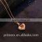 New Arrive Gold Plated jewelry fashion cute Pretty Heart Necklace Earring Set TOP quality