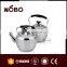 Korea style highly quality stainless steel whistling kettle