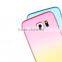 Clear Mix Color Back Cover TPU Case For Samsung S6 Edge Plus