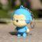 Wholesale Monkey LED light flash keychain with sound