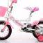 lovely 12 inch girls children bike / Pink princess children bicycles / single speed kids bike