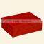 Red gloss Wooden humidor for men, customized accept