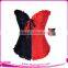 Hot Women Sexy Black And White Corset Free Shipping