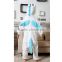 Unisex Child Kids Animal Blue Unicorn Onesie/Pajama,Flannel Jumpsuit,Animal Cosplay Costume Pyjamas